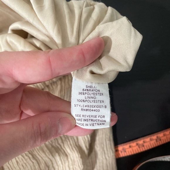 Blu Pepper Coord Tan Set Wide Leg / Cropped sleeve - Picture 3 of 8